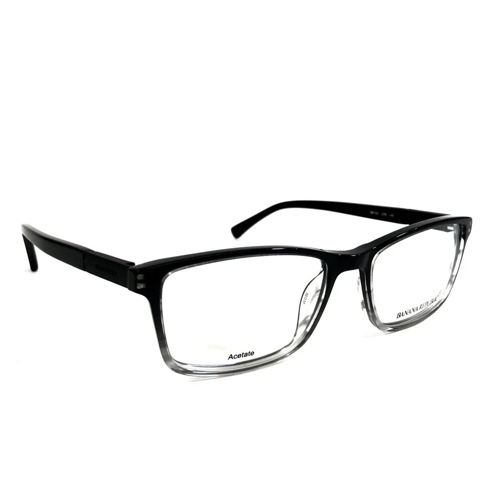 Banana Republic Eyeglasses Frames BR101 U76 Black Gradient Full Rim 53-17-145